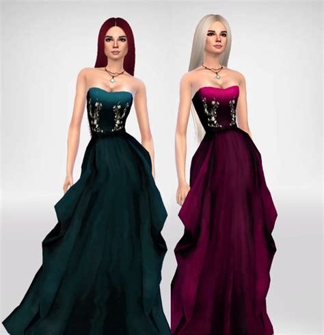 Step Up Your Sims' Style with Toni Dress in CC Magic